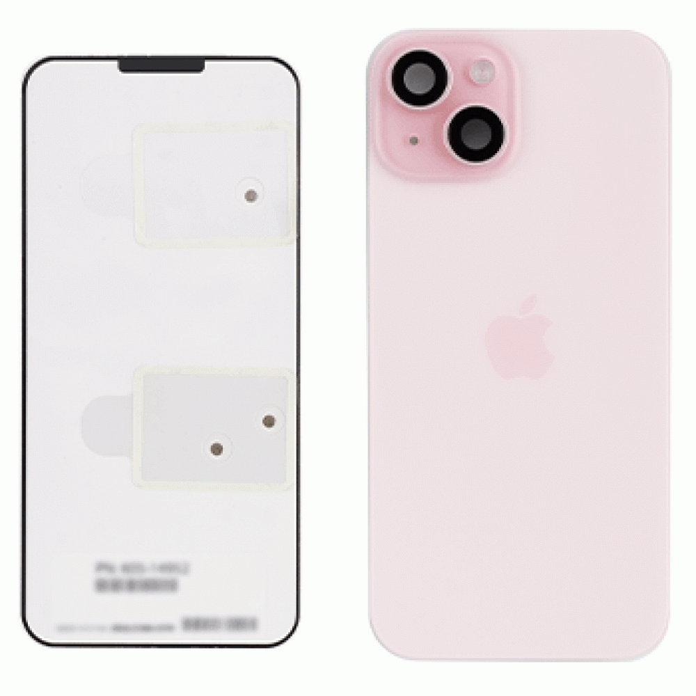 iPhone 15 Arka Cam ve Vida Kiti, Pembe