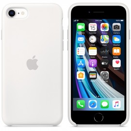 iPhone SE için Silikon Kılıf - Beyaz