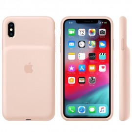 iPhone XS Max için Smart Battery Case - Kum Pembesi