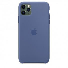 iPhone 11 Pro Max için Silikon Kılıf - Loş Mavi