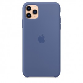 iPhone 11 Pro Max için Silikon Kılıf - Loş Mavi