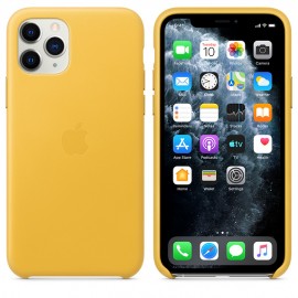 iPhone 11 Pro için Deri Kılıf - Mayer Limon