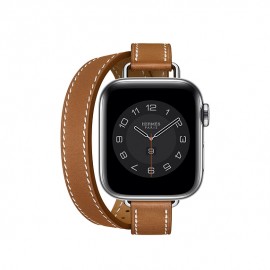 Apple Watch Hermès - 40 mm Double Tour Attelage Fauve Barénia Deri