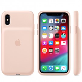 iPhone XS için Smart Battery Case - Kum Pembesi