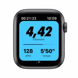 Apple Watch Nike Seri 6 44mm Space Gray Alüminyum Kasa ve Antrasit Spor Kordon