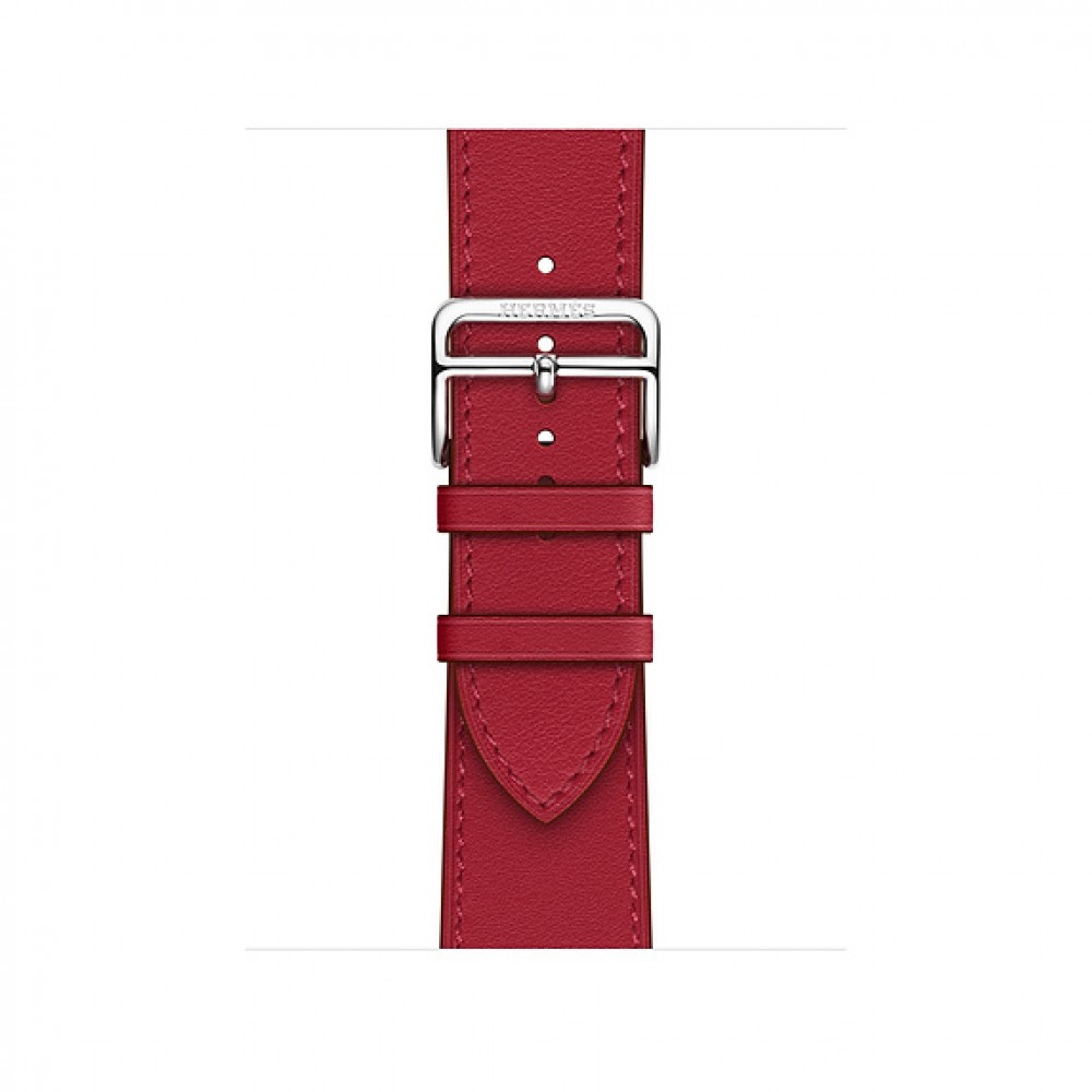 Apple Watch Hermès - 40 mm Simple Tour Rouge Piment Swift Deri