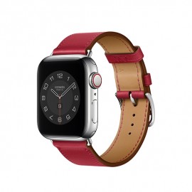 Apple Watch Hermès - 40 mm Simple Tour Rouge Piment Swift Deri