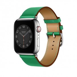 Apple Watch Hermès - 44 mm Simple Tour Bambou Swift Deri