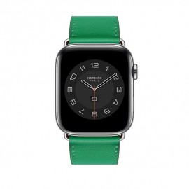 Apple Watch Hermès - 44 mm Simple Tour Bambou Swift Deri