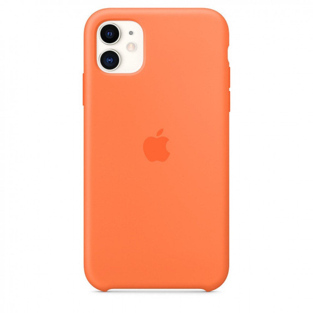 iPhone 11 için Silikon Kılıf - Vitamin C